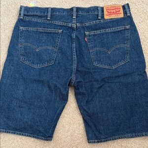 Levi's Classic Dark Blue Jean Shorts
